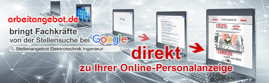 Stellensuche bei Google